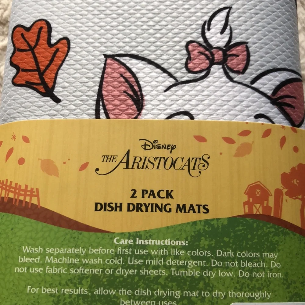Disney MARIE The Aristocats Kitchen Drying Mats
